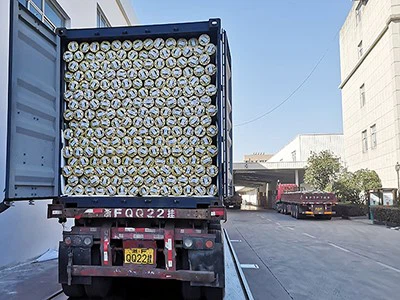 PVC tarpaulin packing on truck